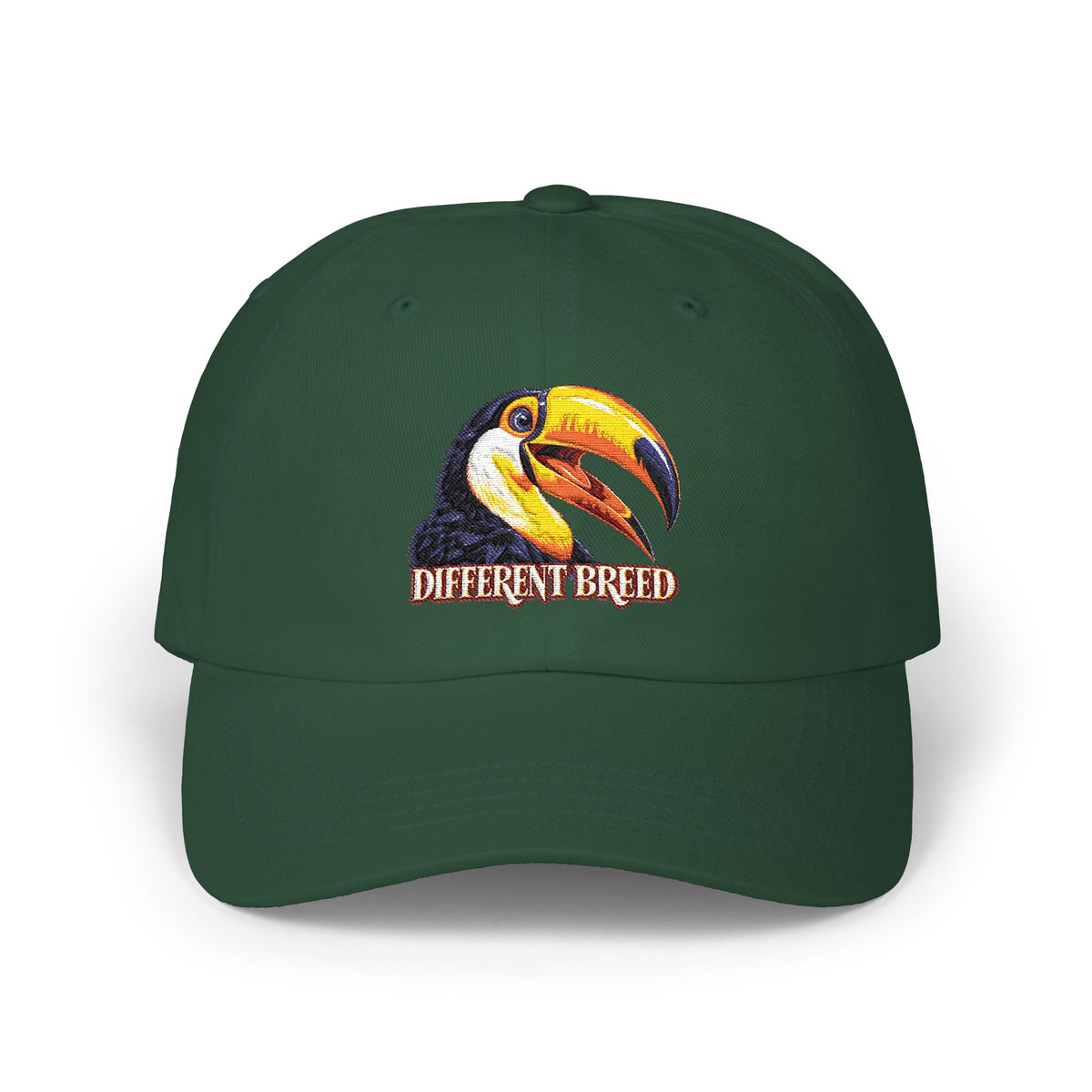 Dad Cap – Toucan "Different Breed" Embroidered Baseball Hat