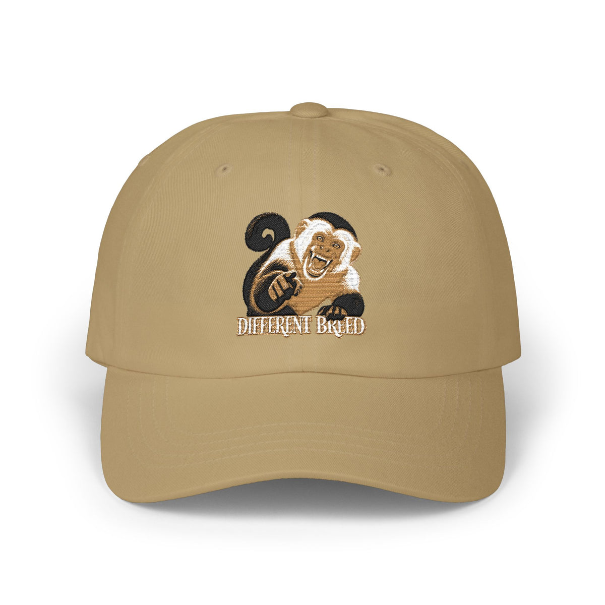Dad Cap — Gold & Black Embroidered Ram Logo ‘ENTHRALLED’ Baseball Hat