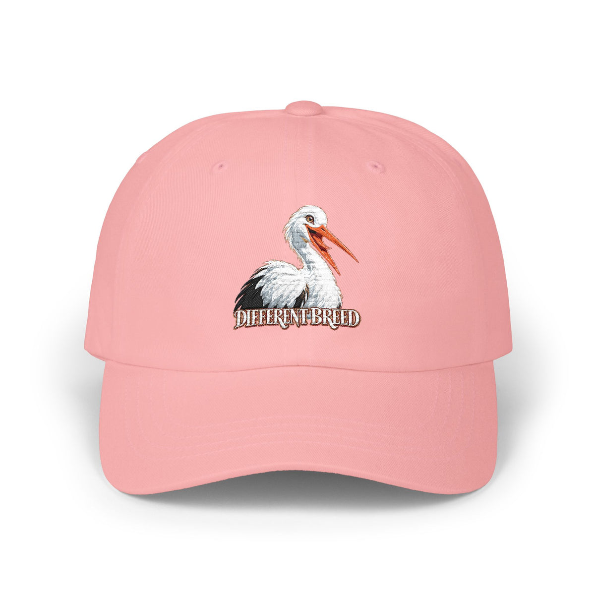 Dad Cap — Embroidered Pelican "Here for the Bird" Hat
