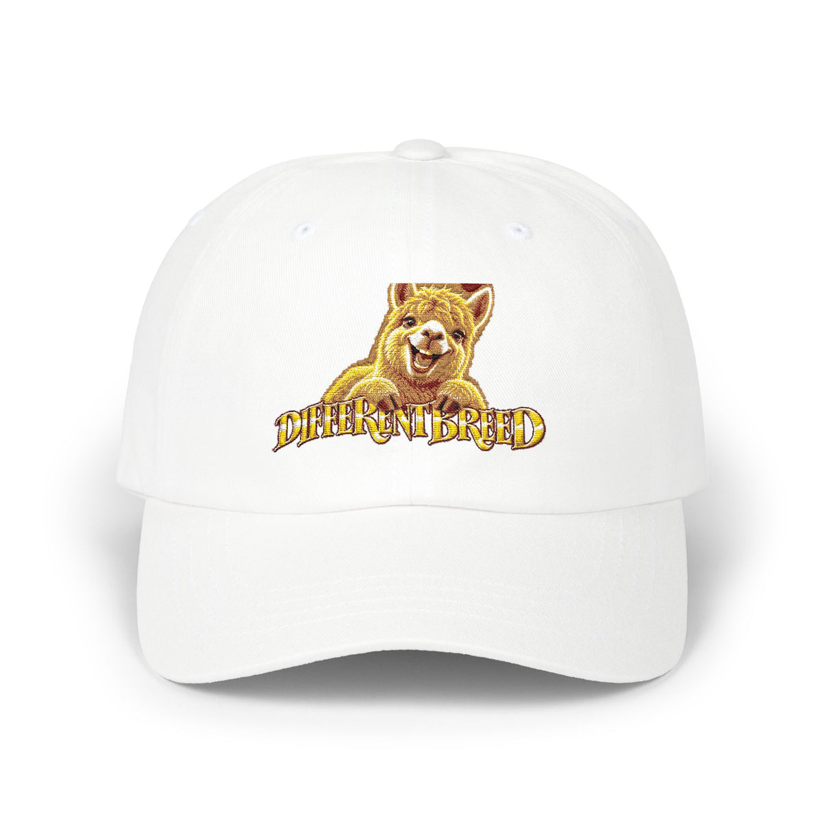 Classic Dad Cap — Golden Retriever Embroidered Dog Patch Hat