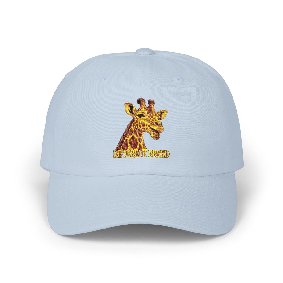 Giraffe Embroidered Dad Cap — Cute Safari Animal Baseball Hat