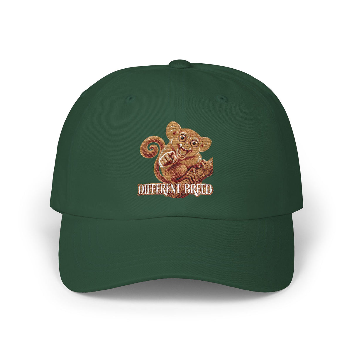 Classic Dad Cap – Cute Brown Squirrel Embroidered "Different Breed" Hat