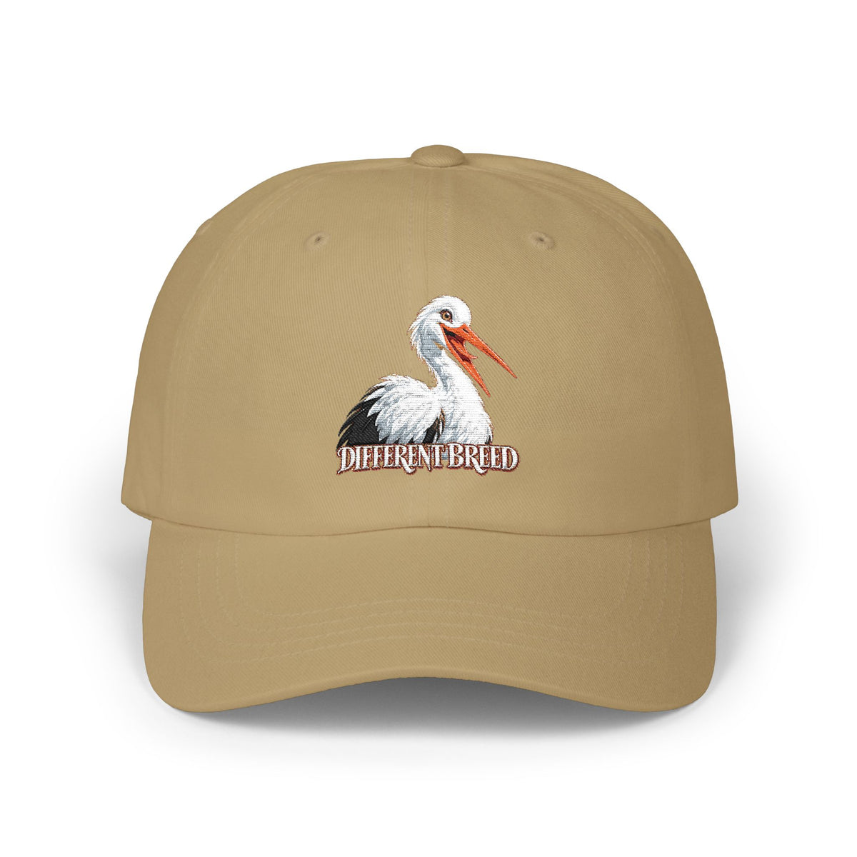 Dad Cap — Embroidered Pelican "Here for the Bird" Hat