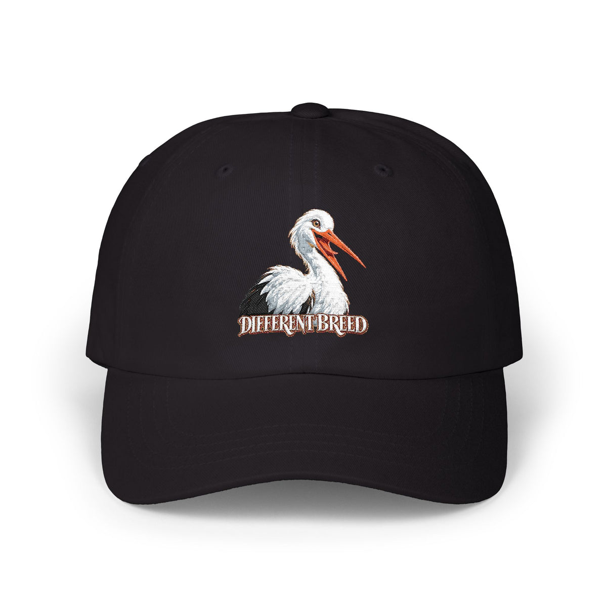 Dad Cap — Embroidered Pelican "Here for the Bird" Hat