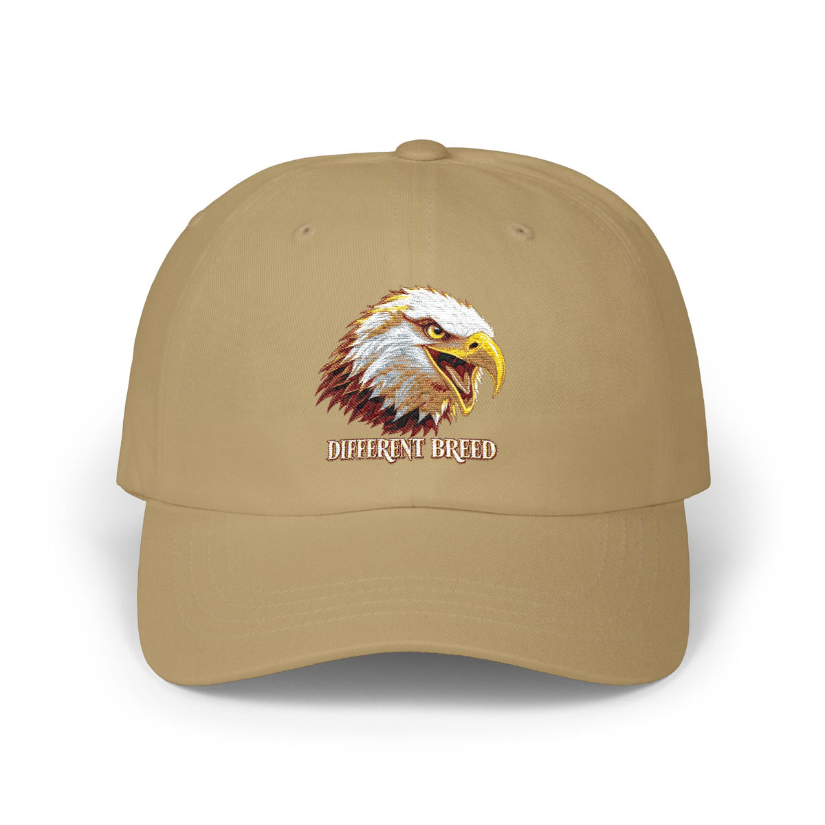 Embroidered Bald Eagle Dad Cap — 'United & Free' Classic Baseball Hat