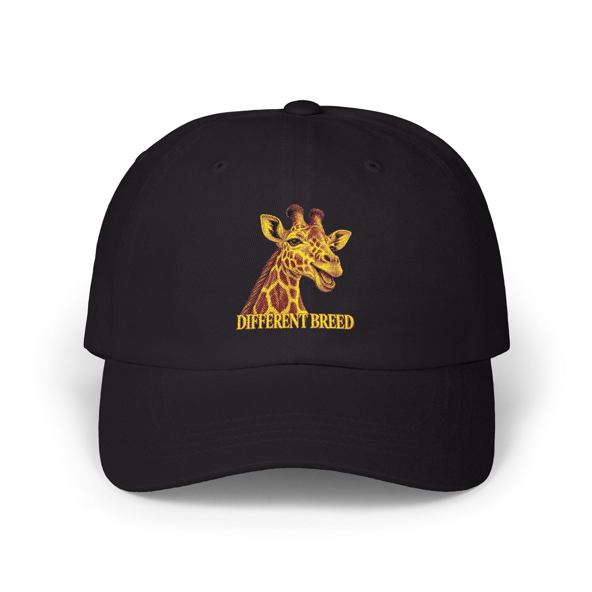 Giraffe Embroidered Dad Cap — Cute Safari Animal Baseball Hat