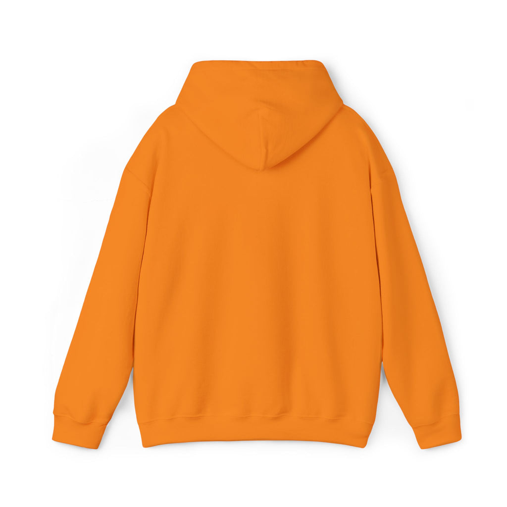 Hoodie — Blue Floral Wolf Illustration Pullover