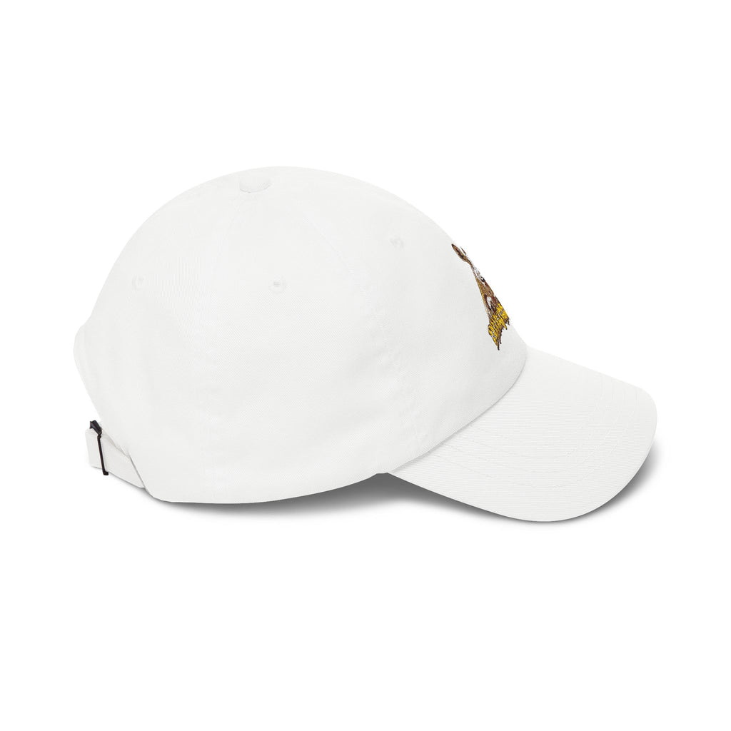 Dad Cap — Vintage Goat Patch "Mischief Made" Embroidered Hat