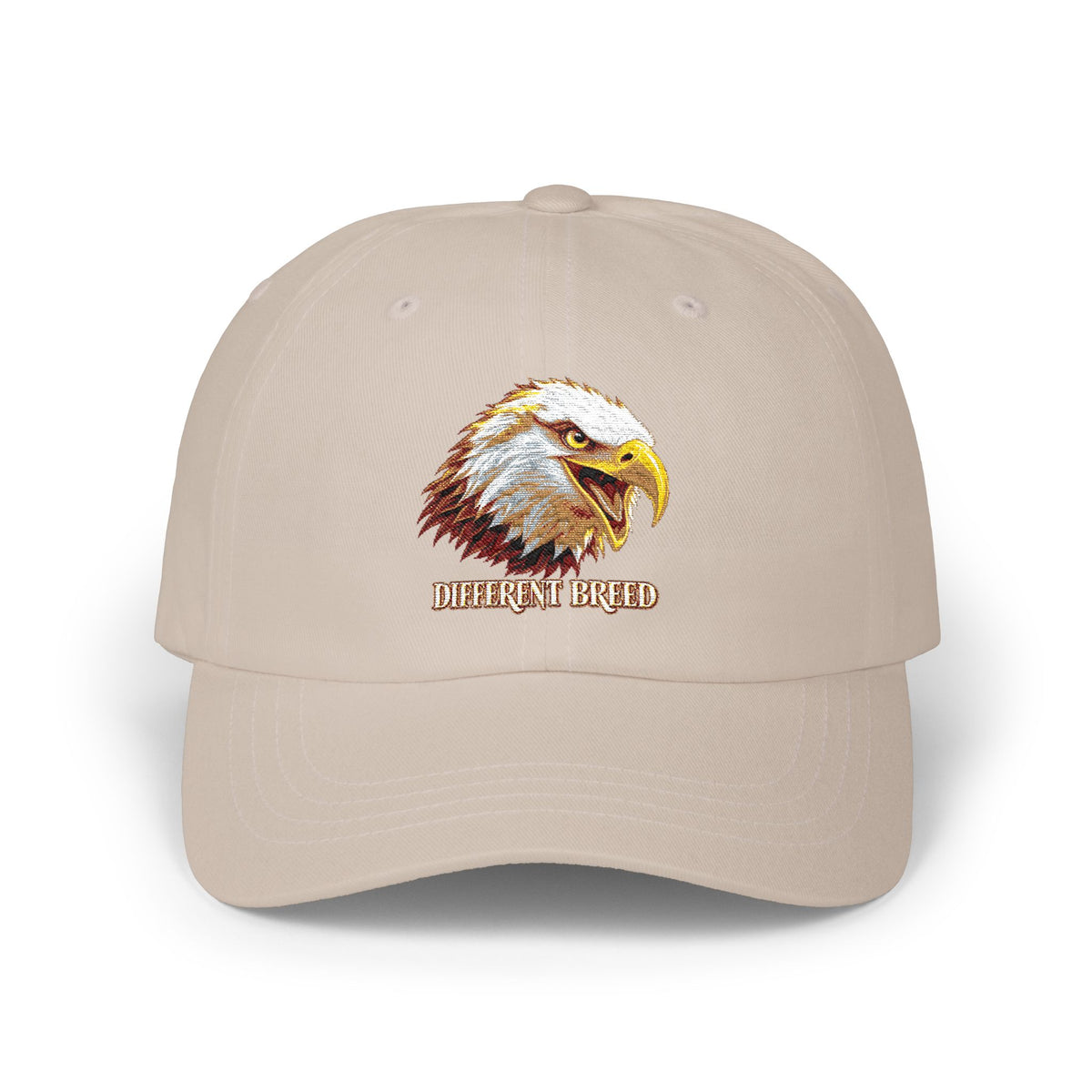 Embroidered Bald Eagle Dad Cap — 'United & Free' Classic Baseball Hat