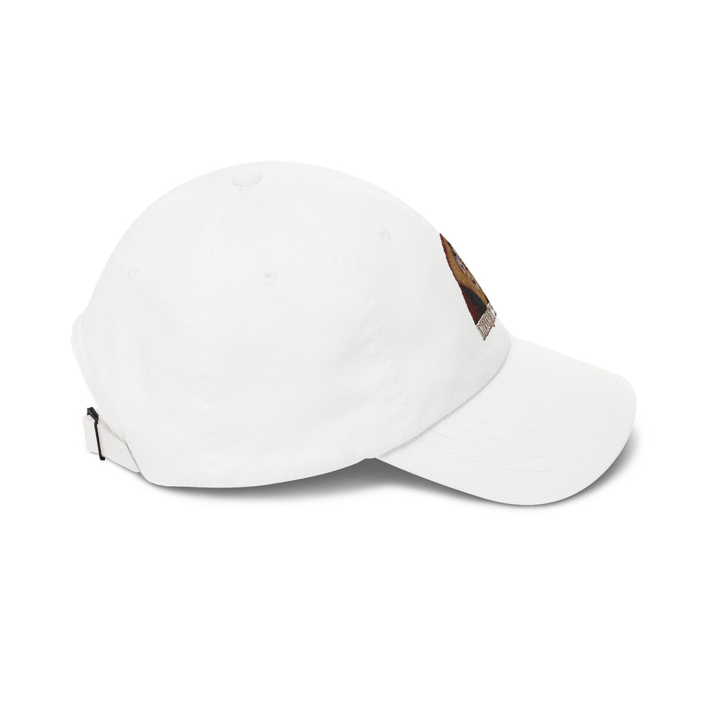 Dad Cap — Embroidered Laughing Lion "Biggest Friend" Hat