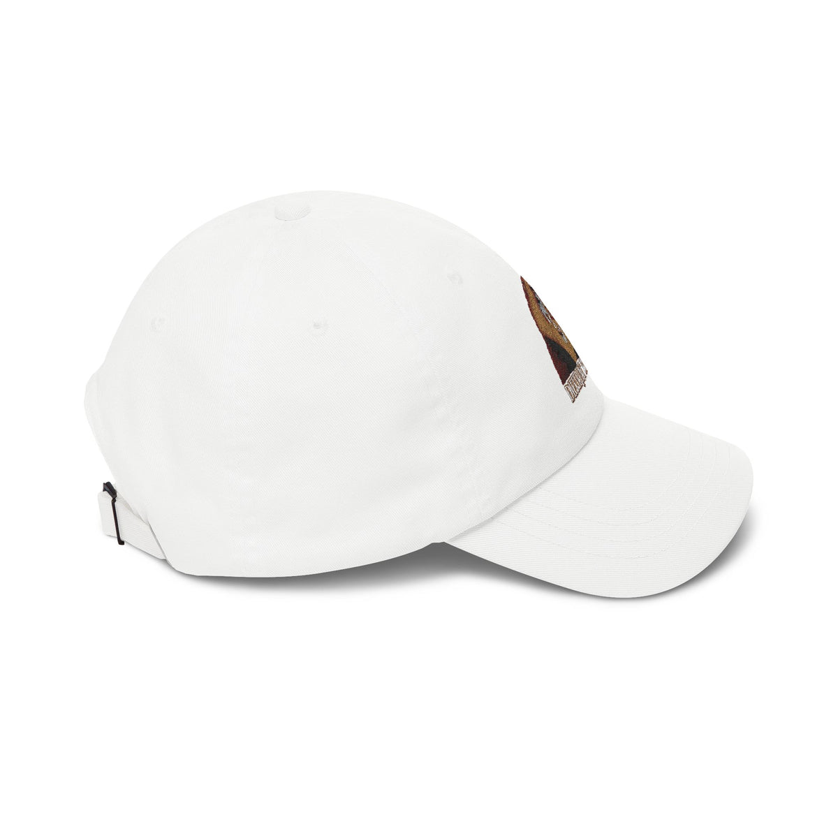 Dad Cap — Embroidered Laughing Lion "Biggest Friend" Hat