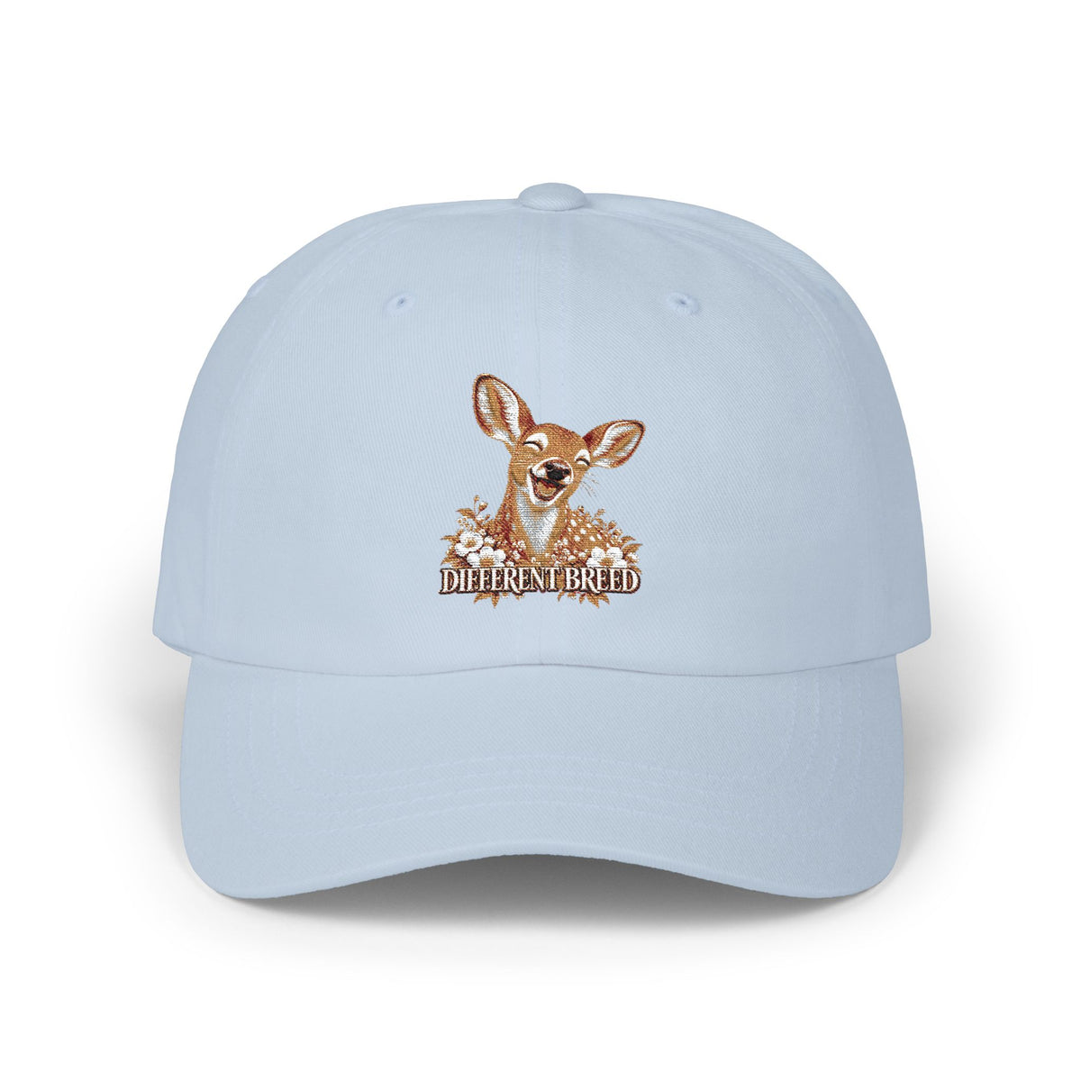 Classic Dad Cap — Cute Fawn Embroidered Deer Hat
