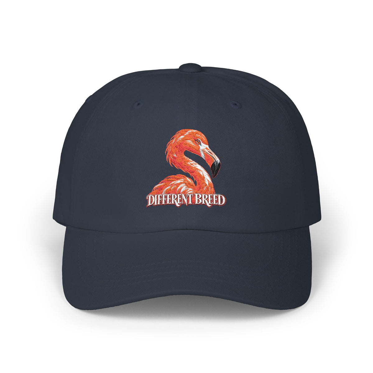 Flamingo Embroidered Dad Cap — 'Perfect Breed' Casual Baseball Hat