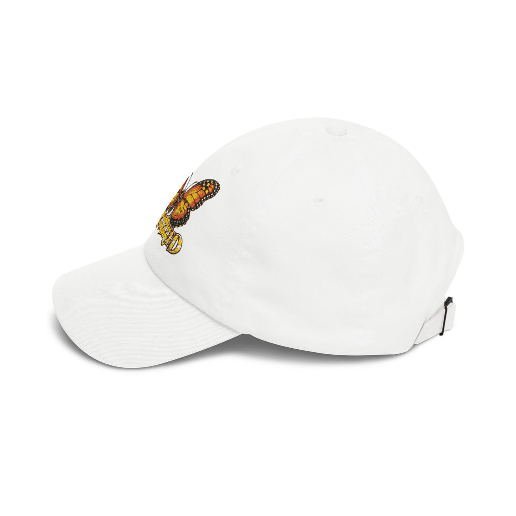 Butterfly 'Different Breed' Dad Cap — Embroidered Orange Monarch Baseball Hat