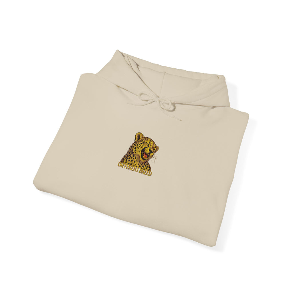 Gold Glitter Bear Hoodie - Cozy Animal Graphic Pullover