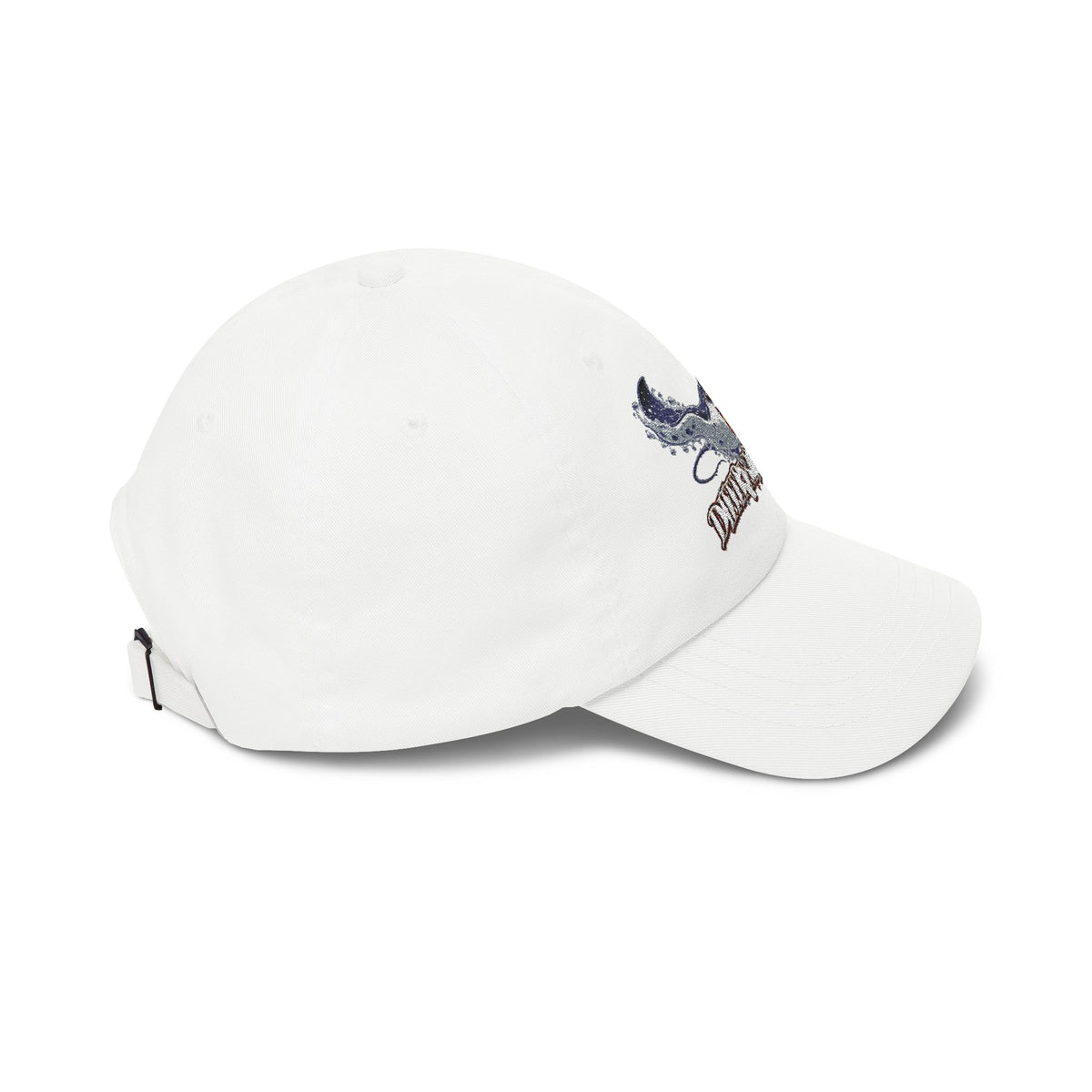 Different Breed Dad Cap - Vintage Shark Graphic Embroidered Baseball Hat