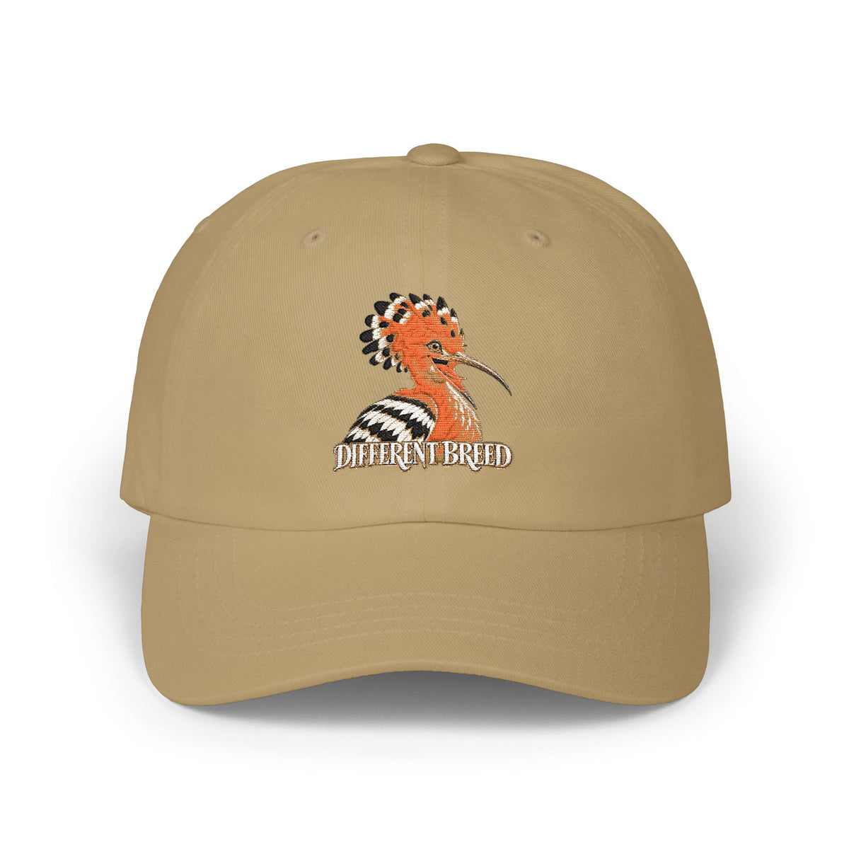 Dad Cap — Embroidered Hoopoe Bird "Therein I Reveled" Retro Hat