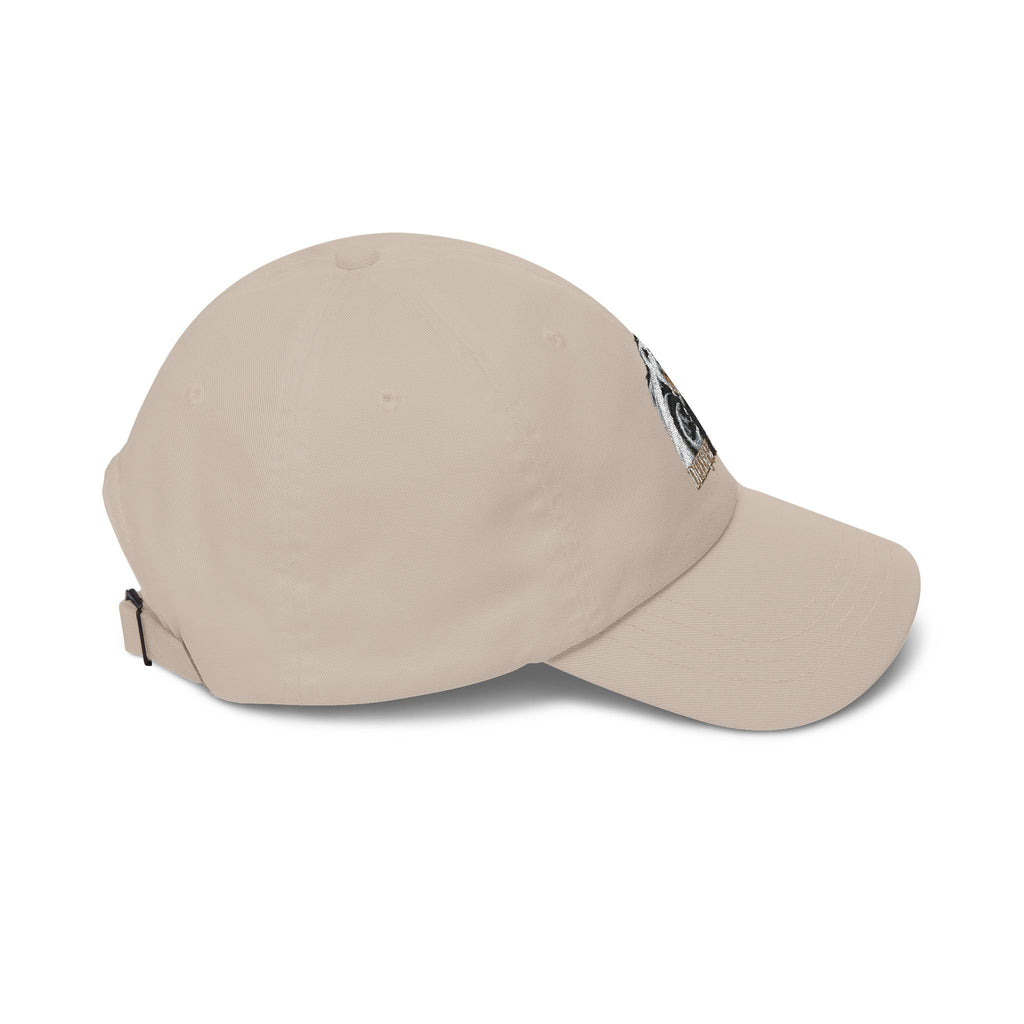 Dad Cap — Grinning Monkey Embroidered 'Celebrate Small' Baseball Hat