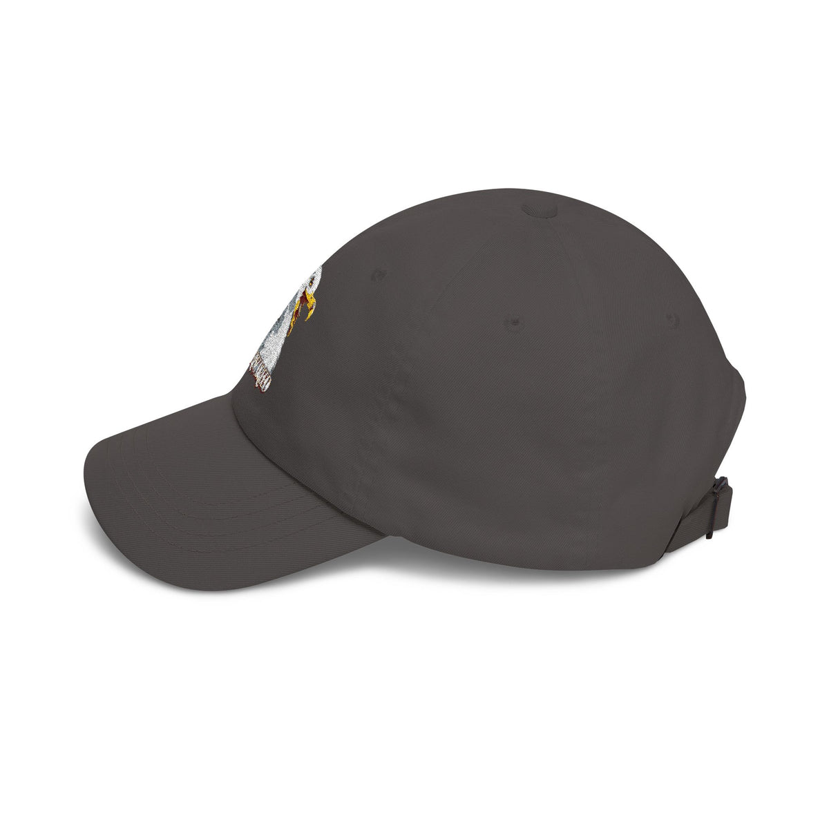 Dad Cap — Embroidered Seagull "Here For the Birds" Hat
