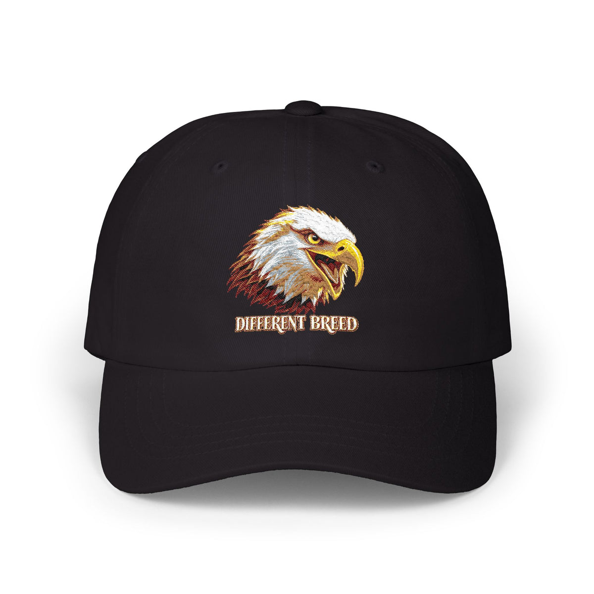 Embroidered Bald Eagle Dad Cap — 'United & Free' Classic Baseball Hat