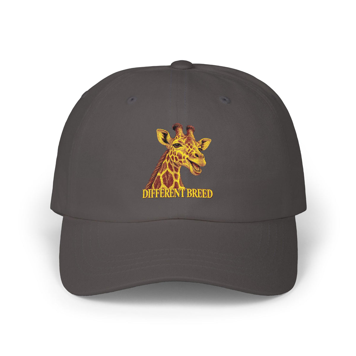 Giraffe Embroidered Dad Cap — Cute Safari Animal Baseball Hat