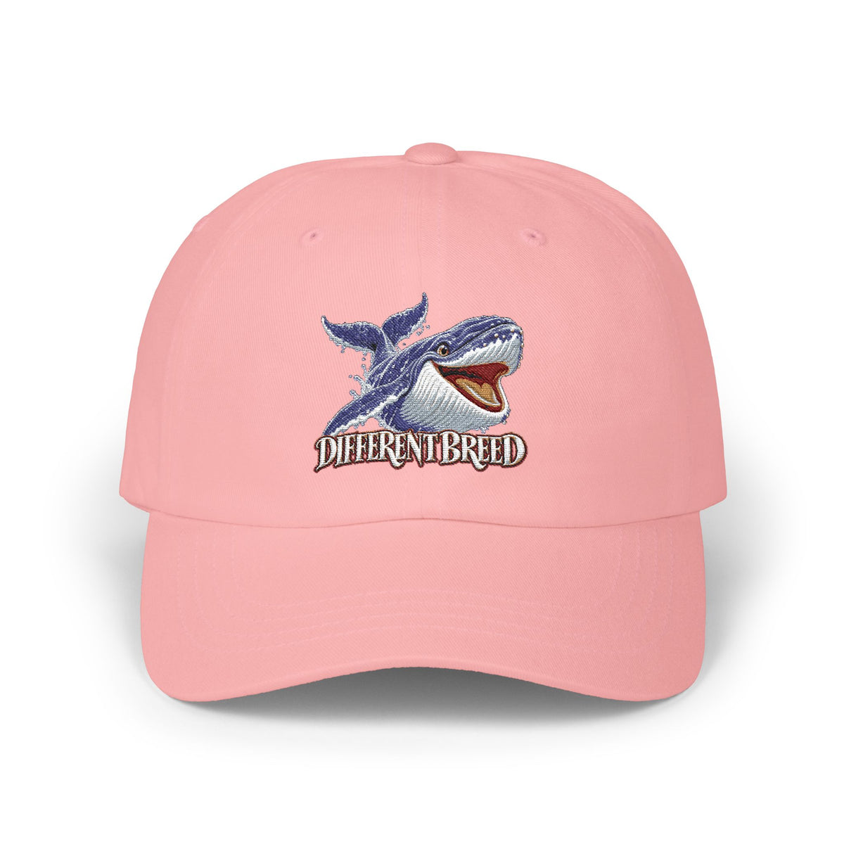 Dad Cap — Whale Graphic "Different Breed" Embroidered Hat
