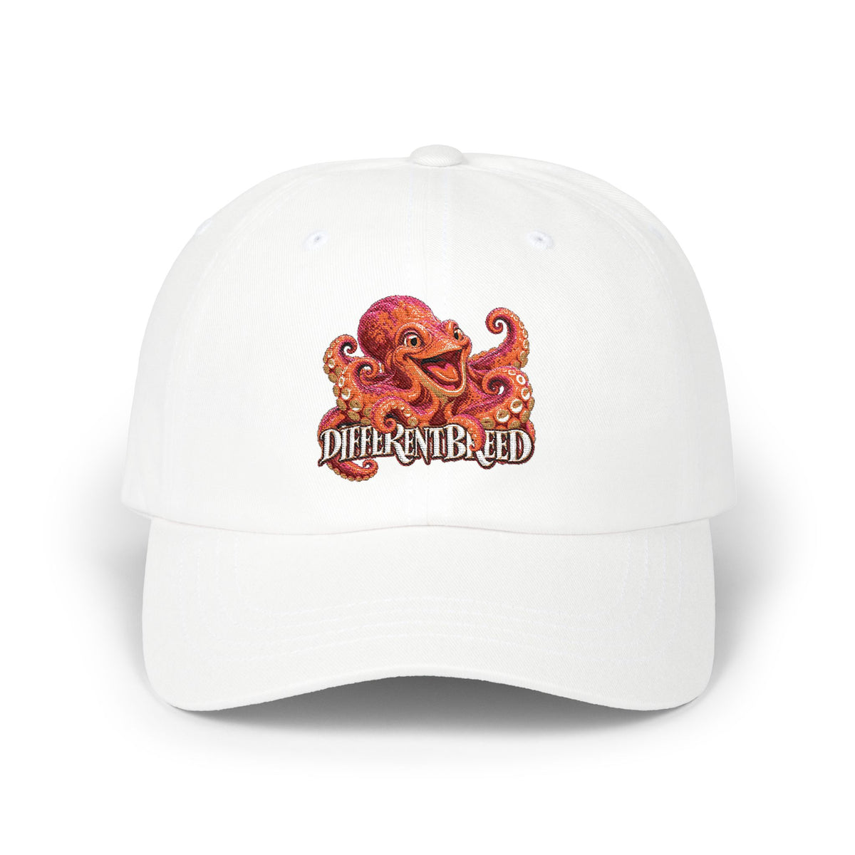 Octopus Logo Dad Cap — 'DifferentBreed' Embroidered Baseball Hat