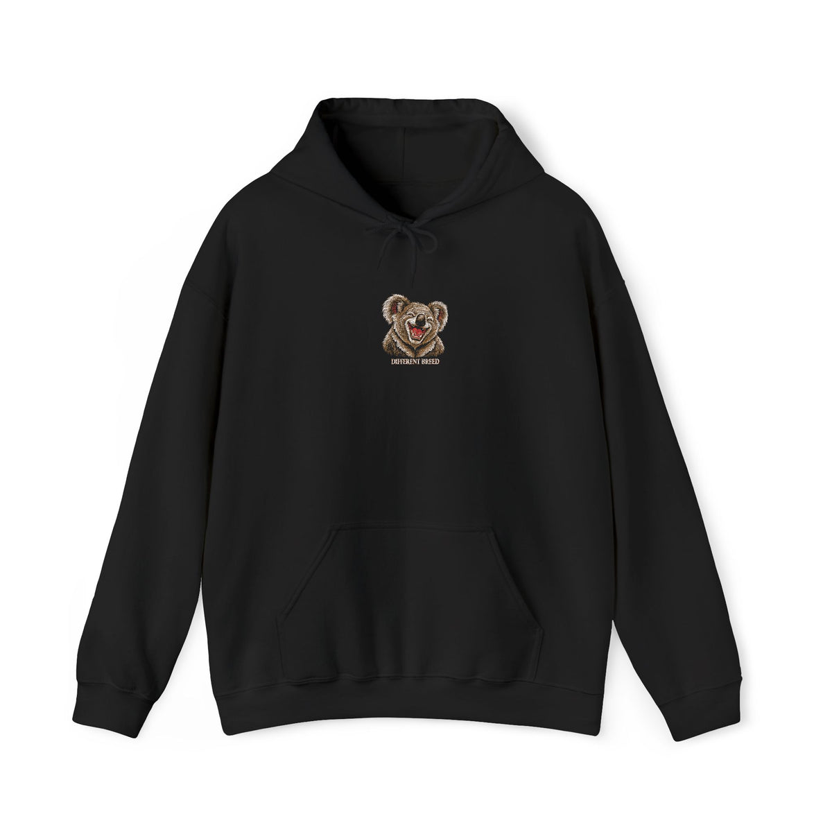 Bear Graphic Hoodie — Cozy Floral Teddy Bear Design