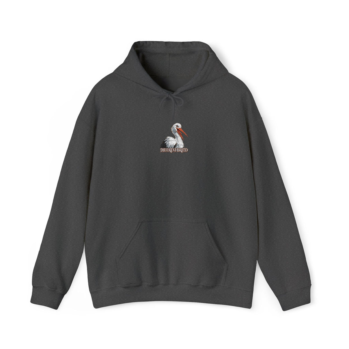 Pelican Illustration Hoodie — Coastal Bird Graphic Hoodie