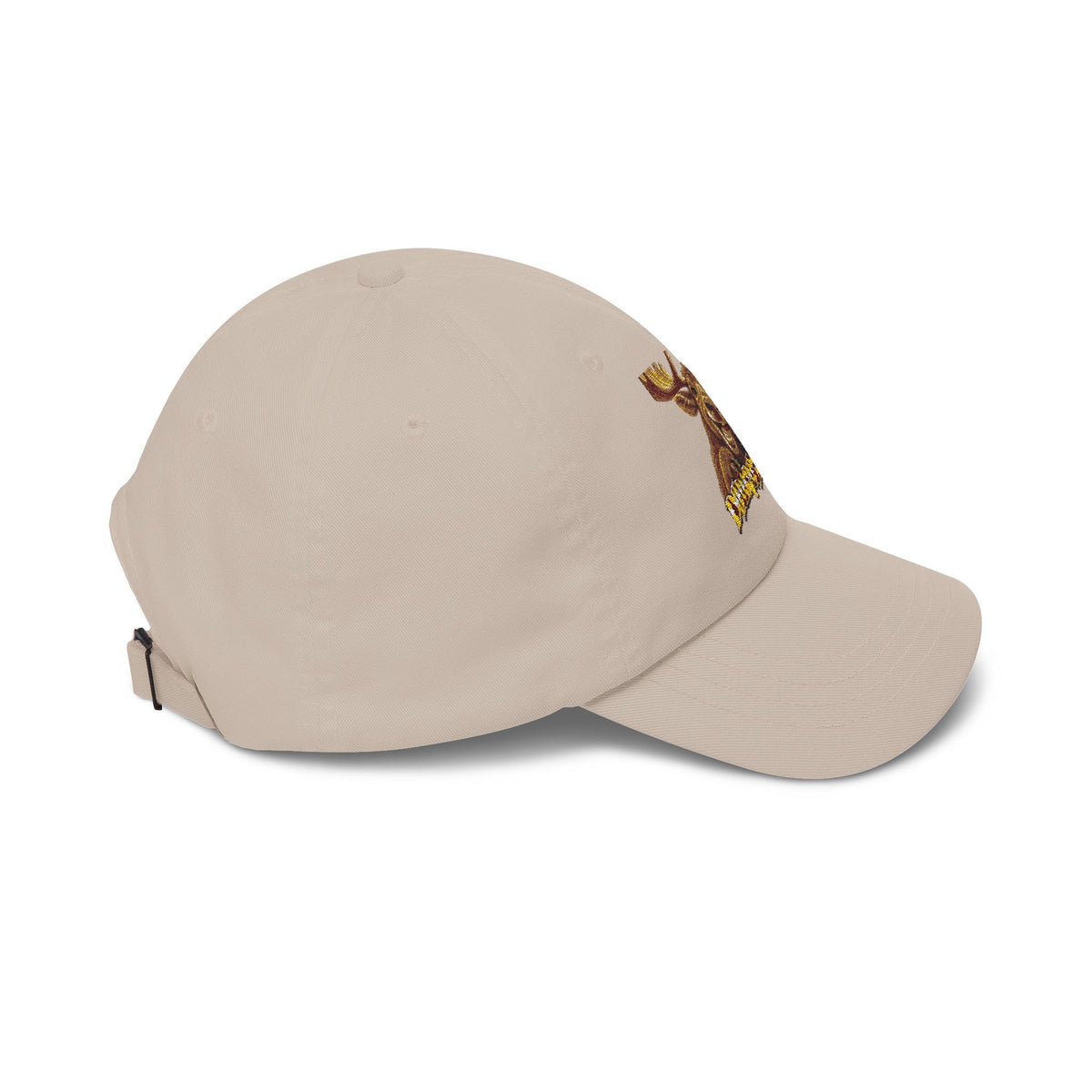 Embroidered Moose "Different Breed" Dad Cap