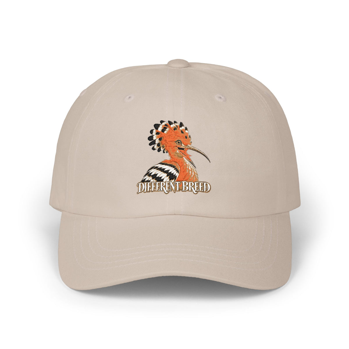 Dad Cap — Embroidered Hoopoe Bird "Therein I Reveled" Retro Hat