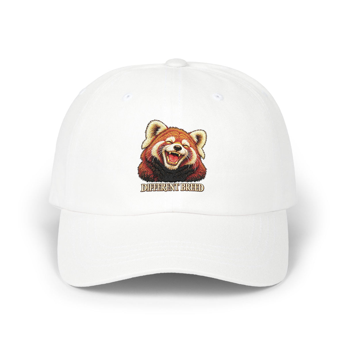 Dad Cap — Cute Red Panda Embroidered 'Different Breed' Hat