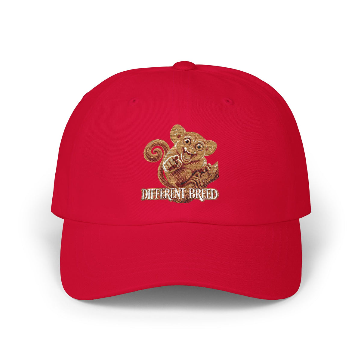 Classic Dad Cap – Cute Brown Squirrel Embroidered "Different Breed" Hat