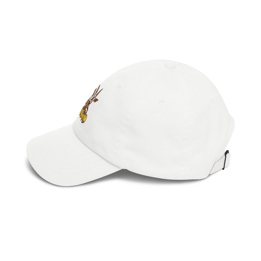 Dad Cap — Vintage Goat Patch "Mischief Made" Embroidered Hat