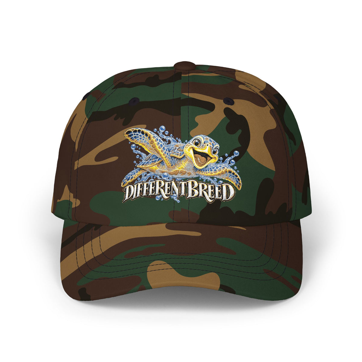 Dad Cap — Different Breed Turtle Graphic Embroidered Hat