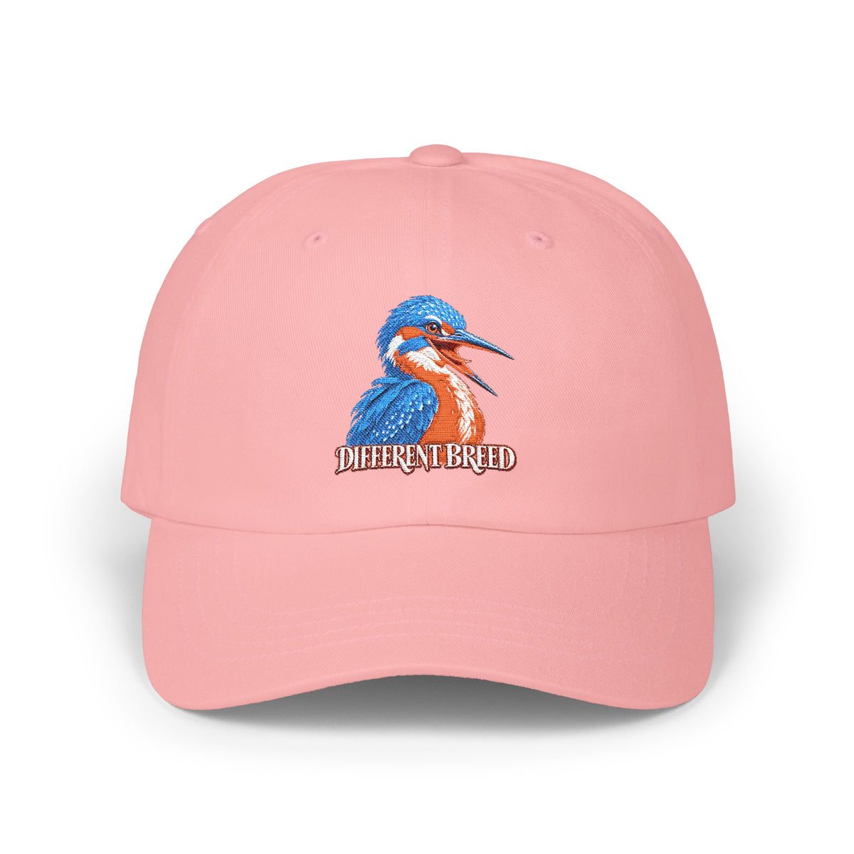 Kingfisher Dad Cap – 'Different Breed' Embroidered Bird Baseball Hat