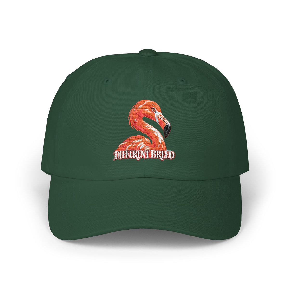 Flamingo Embroidered Dad Cap — 'Perfect Breed' Casual Baseball Hat