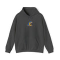 Hedgehog Floral Hoodie – Cute Blue & Yellow Garden Critter Sweatshirt