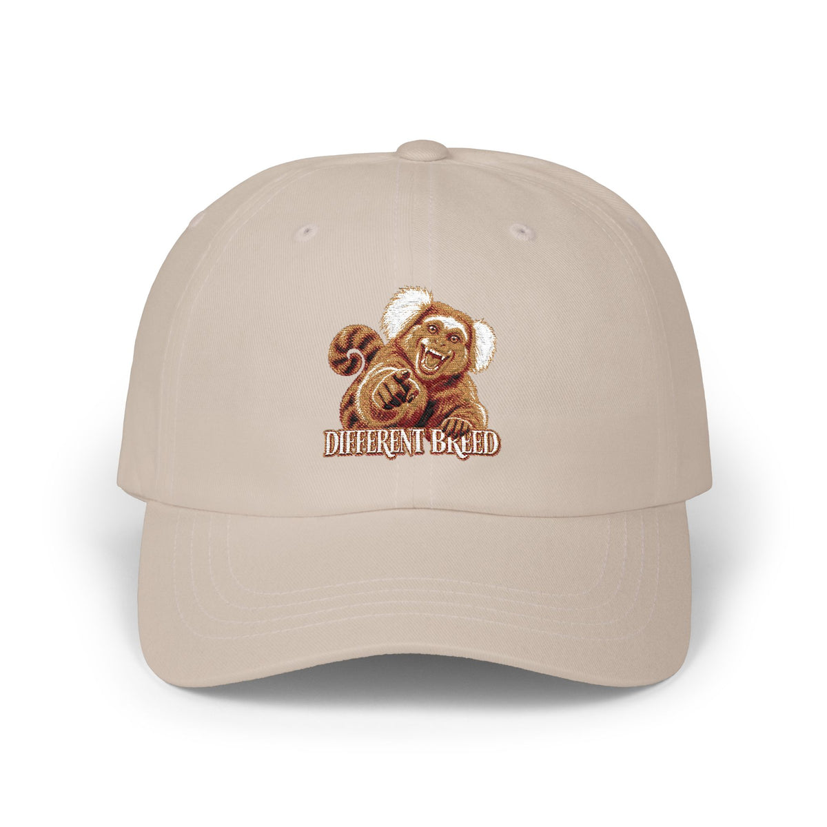 Embroidered Chocolate Labrador Dad Cap — 'Labrador & Bud' Puppy Hat