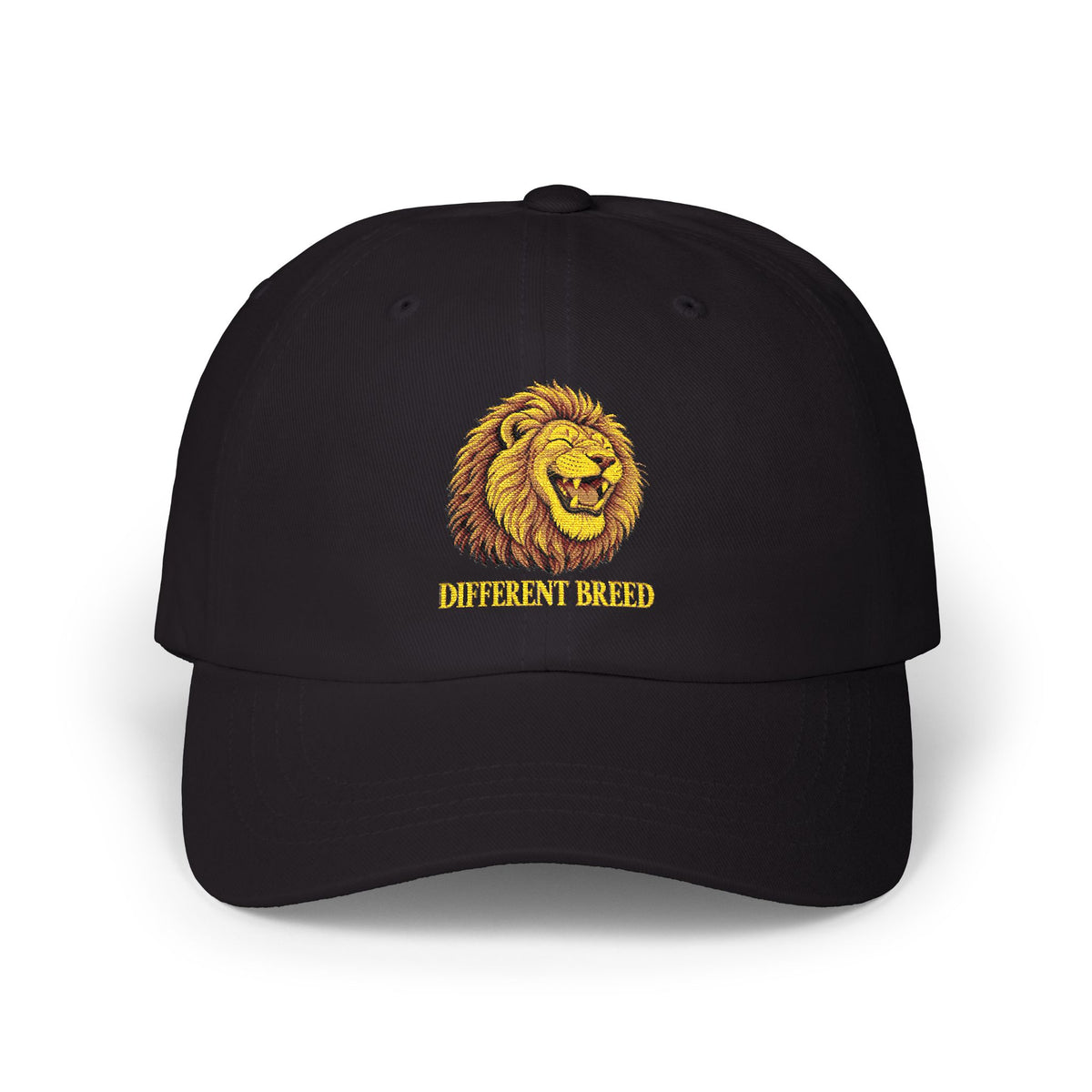 Lion Graphic Dad Cap — Vintage Embroidered Lion Hat