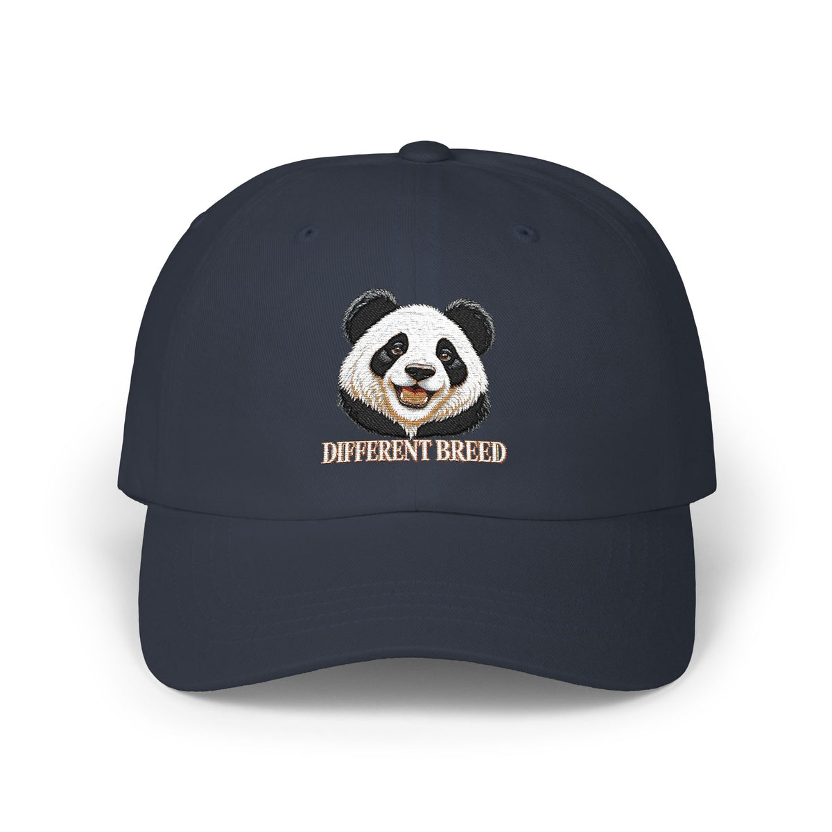 Panda Smile Classic Dad Cap — Embroidered Cute Panda Hat