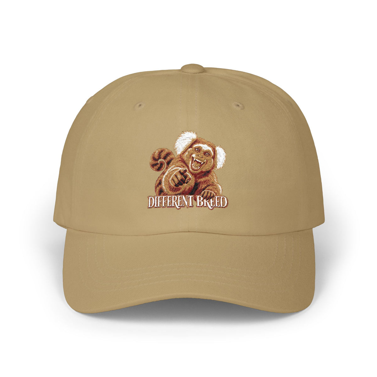 Embroidered Chocolate Labrador Dad Cap — 'Labrador & Bud' Puppy Hat