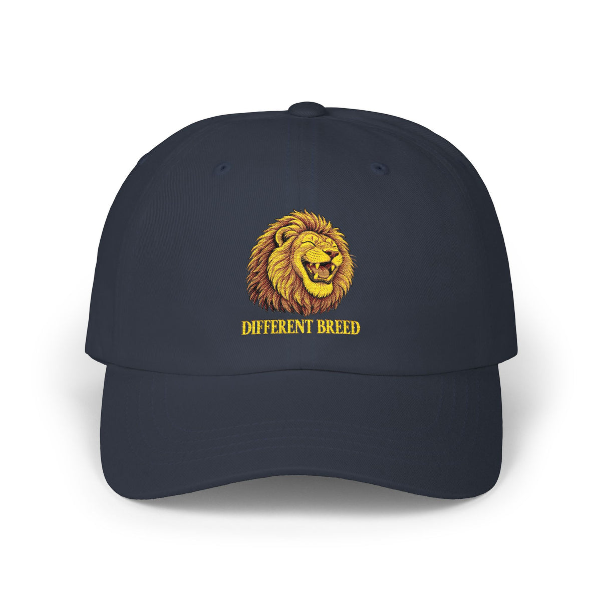 Lion Graphic Dad Cap — Vintage Embroidered Lion Hat