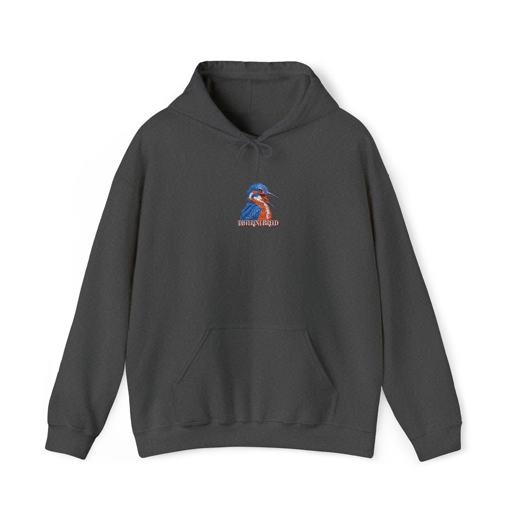 Kingfisher Art Hoodie - Colorful Watercolor Bird Pullover