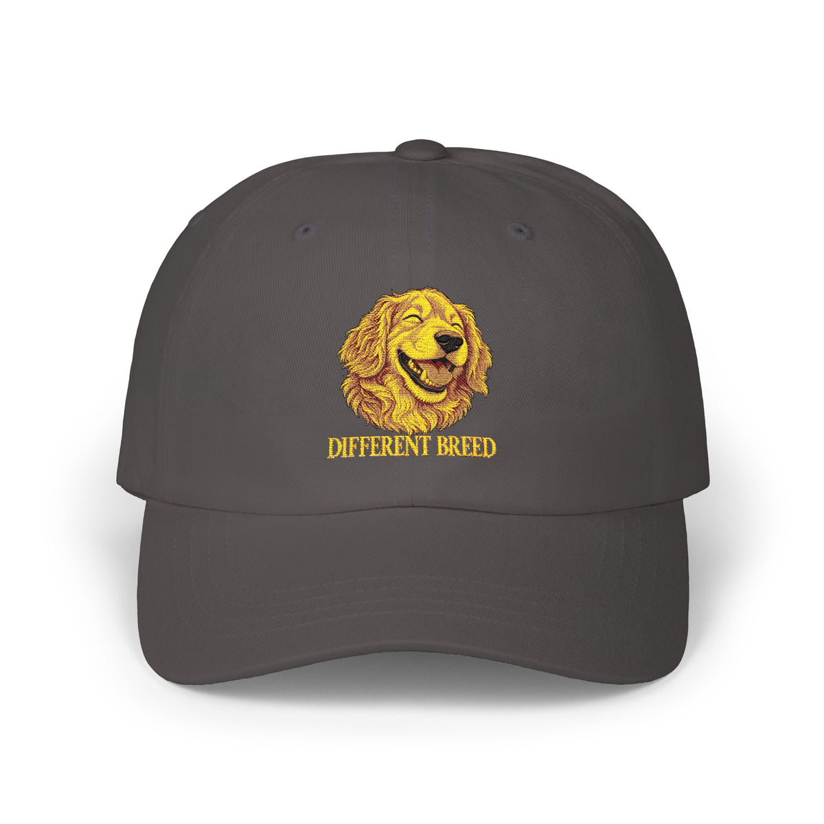 Dad Cap — Golden Retriever Embroidered "Golden Kid" Baseball Hat