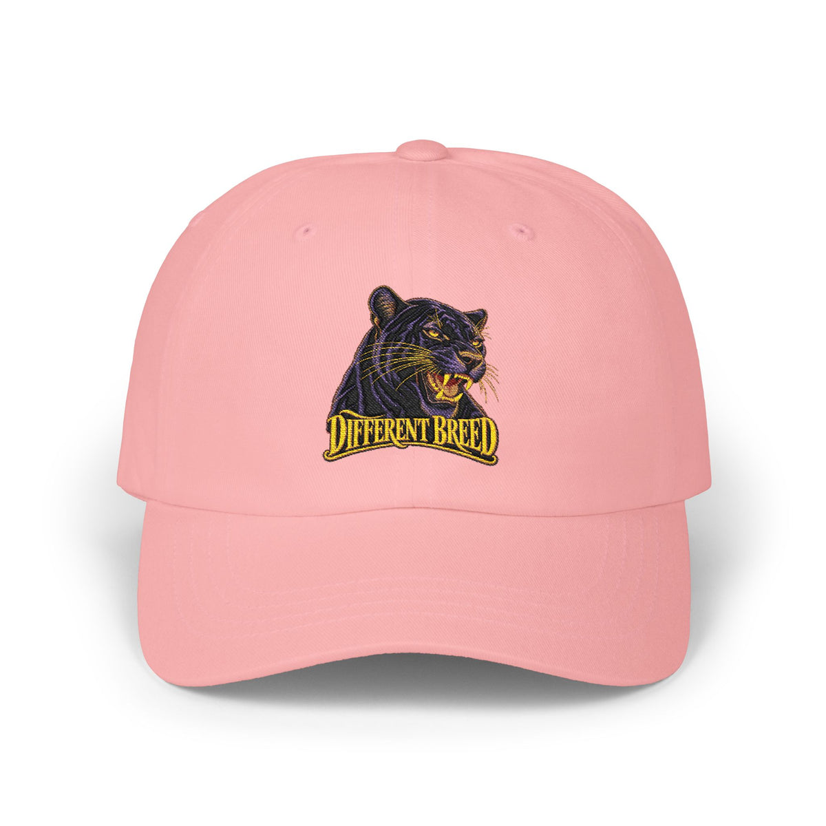 Dad Cap — Embroidered Black Panther "Different Breed" Vintage Baseball Hat