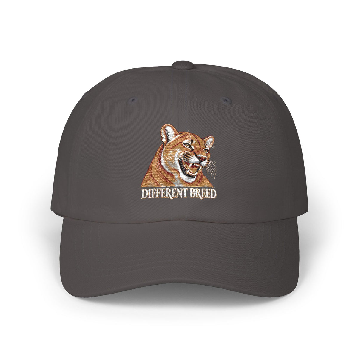 Dad Cap – Embroidered Cougar Mascot Hat