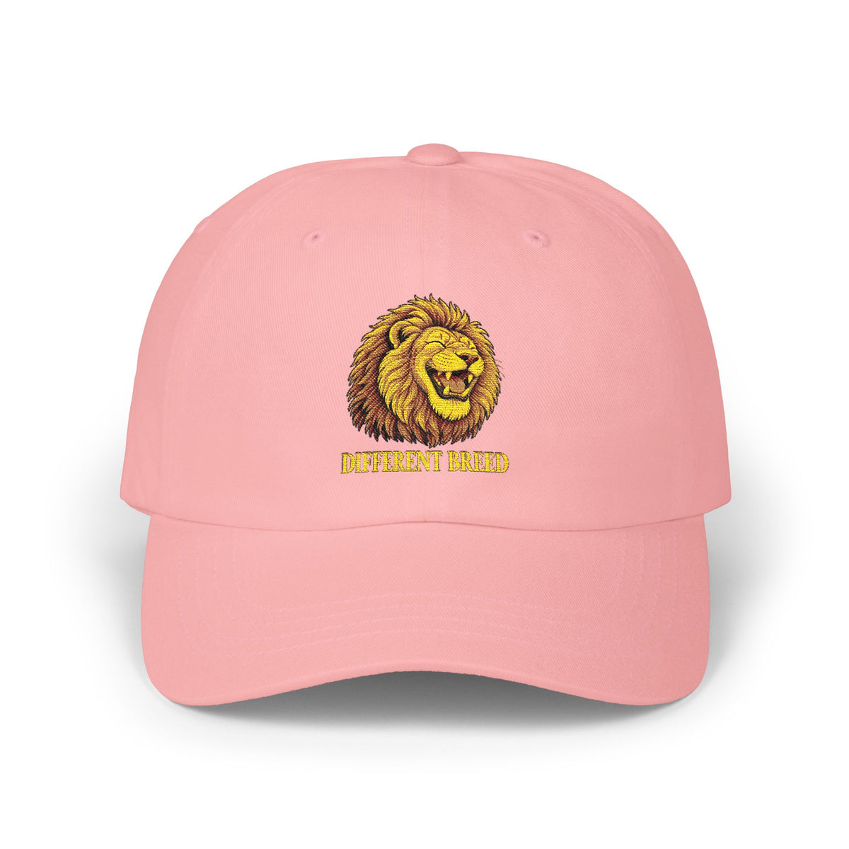 Lion Graphic Dad Cap — Vintage Embroidered Lion Hat
