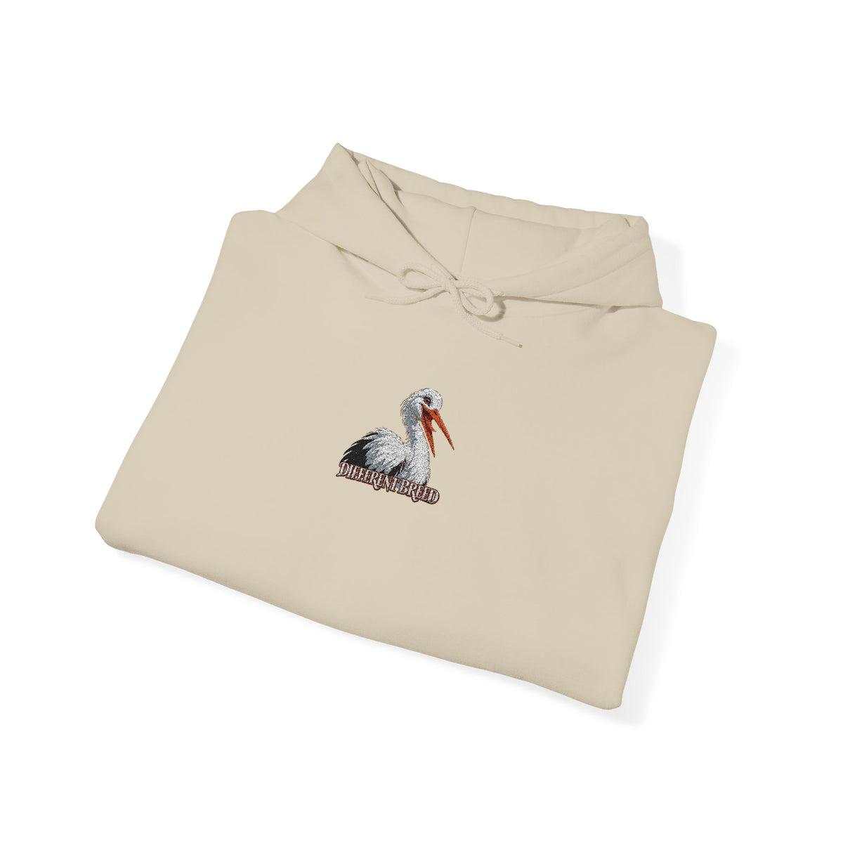 Pelican Illustration Hoodie — Coastal Bird Graphic Hoodie