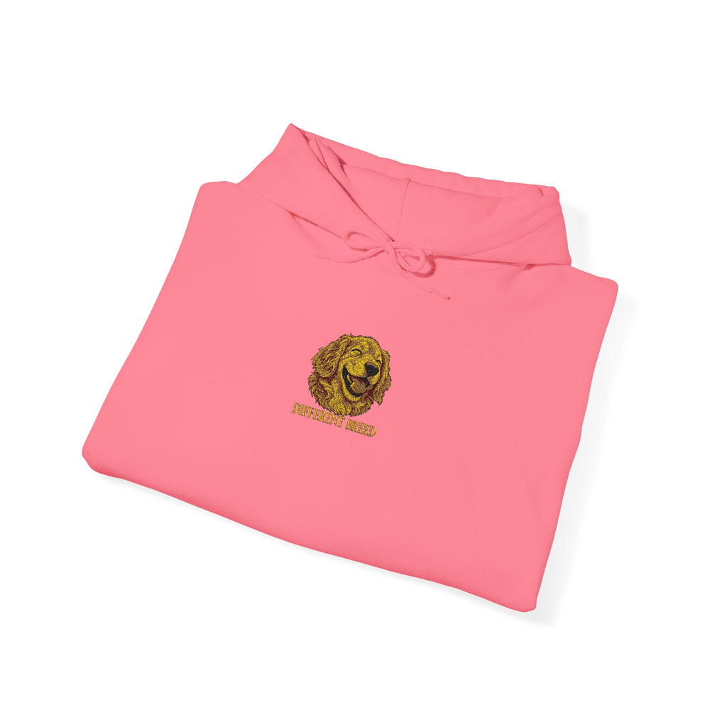 Gold Floral Sun Hoodie – 'Sunflower Heart' Minimal Embroidered Sweatshirt